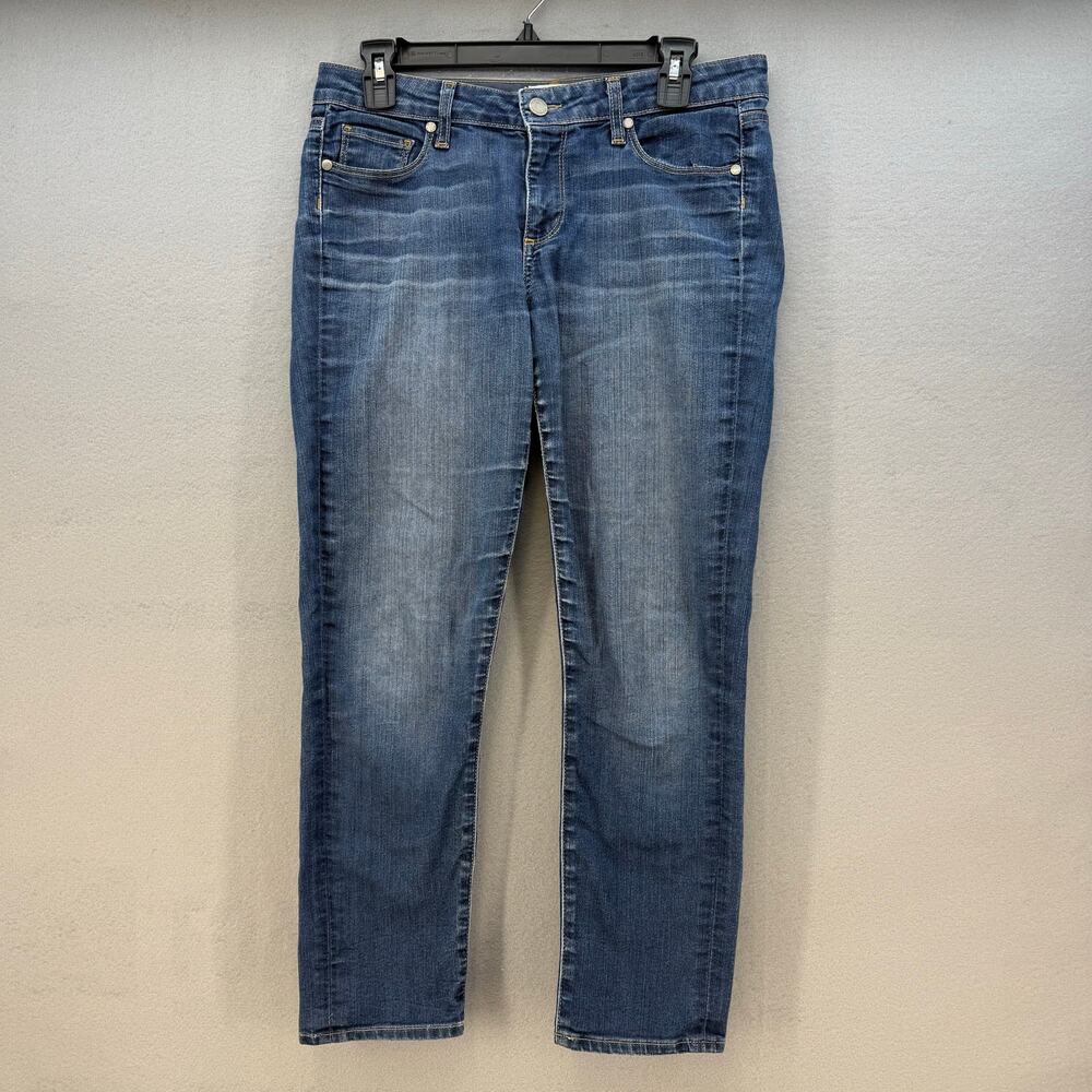 Paige Jeans Women's 29 (8) Dark Blue Kylie Cropped Leg Preppy Normcore Classic